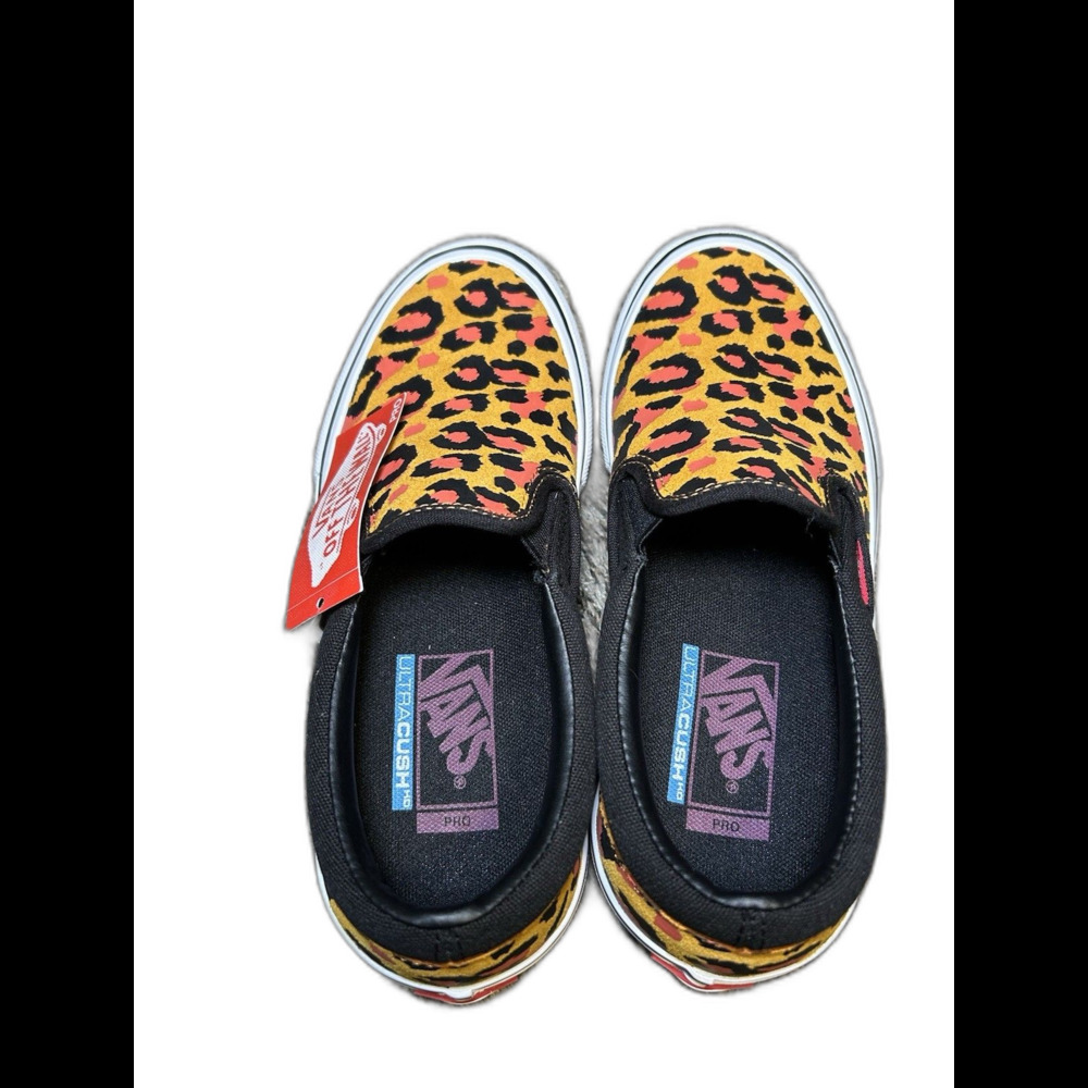 Vans Punk Leopard Print Slip-On Pro - Men’s Size 6 NEW - Picture 6 of 12
